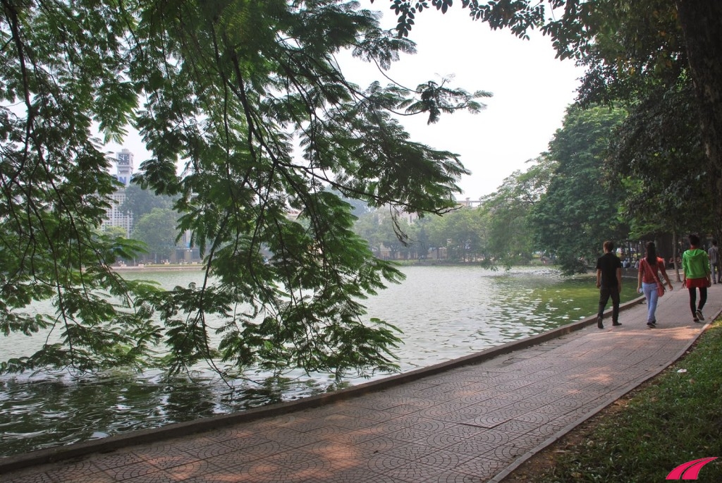 Địa điểm chạy bộ ở Hà nội - Hồ gươm