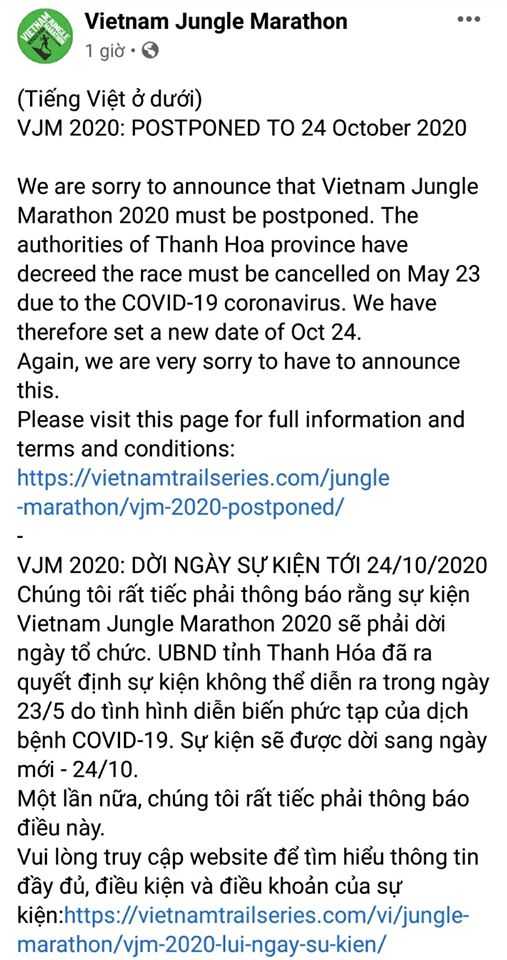 Vietnam Jungle Marathon 2020