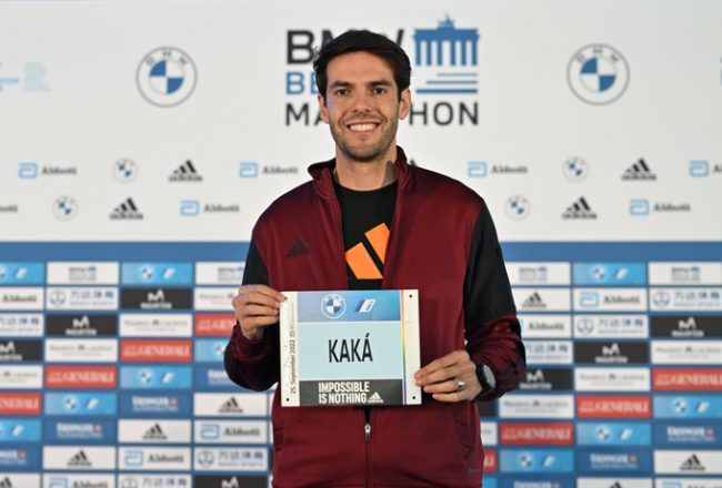 Kaka Ramp Ảnh Kaka lần đầu chạy marathon Berlin